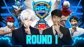 🛑 RPL S2 🏆 ROUND 1 | ⚔️ 1VS1 TOURNAMENT | 🔴 LIVE ON RAJ X LIVE 📺🔥