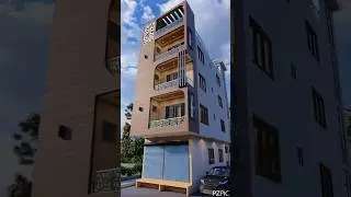 Современный дизайн дома 17 x 40, фасад, 3D-дизайн