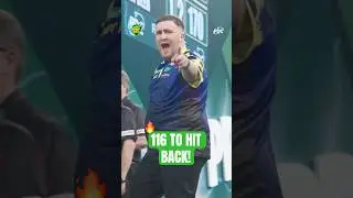 116 to hit back in the second set! 💥 | 2025/26 Paddy Power World Darts Championship