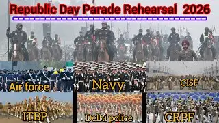Republic day parade rehearsal 2026 // #republicdayparade2026 #republicday2026 #rdparade #rdc2026 