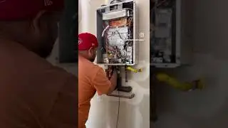 Tankless water heater replacement #waterheaterrepair #tanklesswaterheater