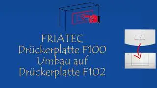 FRIATEC Umr&uuml;stung Modernisierung Dr&uuml;ckerplatte F100 (ALT) auf F102 (NEU) Bet&auml;tigungsplatte
