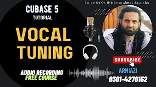 How To Tune Vocal In Cubase 5 | Technical Arniazi