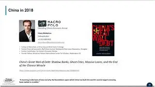 China discussion at Treasury Strategies Corporate Cash Briefing - January 2018
