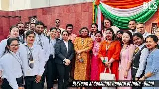 77th Indian Independence Day celebrations at BLS International in Dubai.