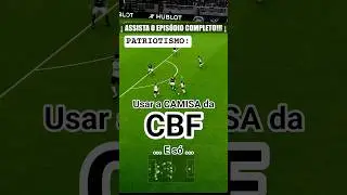 S&oacute; camisa da CBF #jogo #game #gamer #gaming #gamercast #PES #PES2021 #eFootball #konami #PESmobile