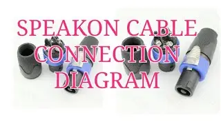 DJ Speakon cable connection diagram