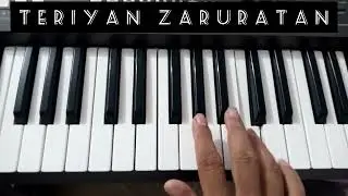 Teriyan Zaruratan (Notation) | Easy Harmonium Tutorial for Beginners | Tanveer John