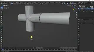 how to create a 4 sided pipe in Blender? Tutorial