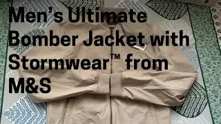 Men&rsquo;s Ultimate Bomber Jacket with Stormwear&trade; from Marks and Spencer #m&s #unboxing