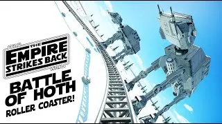 Recreating The Epic BATTLE OF HOTH On A Roller Coaster Pov!