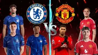 Man united 2024 🆚 Chelsea 2024 squad comparison rashford, Sancho, Cole Palmer etc.