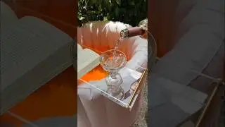 relaxed garden bath 🛁🍊🌿 #asmr #selfcareroutine #rituals