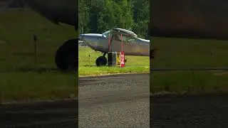 1955 CESSNA 180 SKYWAGON #taildragger #taxi #takeoff #airport  #airplane #2025 #aviation #aopa