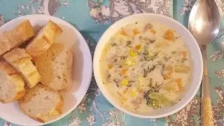 Soupe crémeuse aux légumes