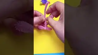 Create Cute Pipe Cleaner Turtle | Easy Kids Craft Tutorial 🐢✨#fuzzay #pipecleaners #tutorial #shorts