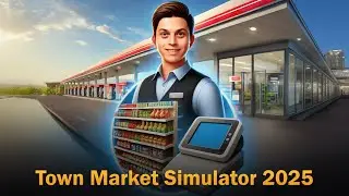 Agora tenho uma loja de conveni&ecirc;ncia em Town Market Simulator 2025