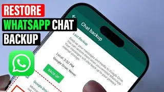 Как восстановить резервную копию WhatsApp