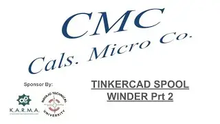 TinkerCAD Video 10 Making Spool Winder PRT 2