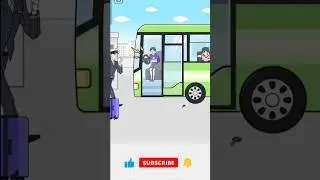Police Chase Psycho Boy Driving a Bus! 🚔🚨 #shortvideo #gaming #viral