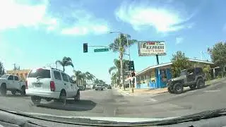 ASMR Driving Historic South Main Street Business Downtown Santa Ana California - Part 1