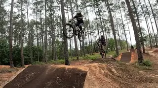 Bogue chitto state park jump line Jester!  #mtb #downhill #mtbjumps #louisiana #mtbdrops #subscribe 