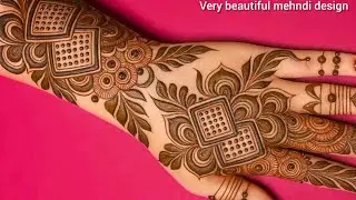 bahut hi aasani se banaiye Dubai style mehndi design