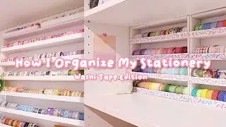 •. How I Organize My Stationery + Collection! Part 1 : Washi Tapes .•