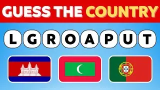 Can You Unscramble These Countries? 🌎 - 99% FAIL This Geography Challenge! - Quizified Pro
