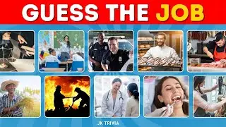 👨&zwj;⚕️ Can You Guess The Job / 👨🛠📋 Profession From pictures? | ✍️ Profession Guessing Game | Quiz