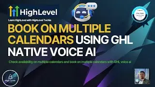 Appointment booking on multiple calendars using GHL native voice ai