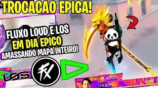 EPICOOO! FLUXO, LOUD E LOS EM TROCACAO EPICA ANTES DA COPA!