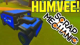 Scrap Mechanic Gameplay - EPIC Viewer Creations: Humvee, Limo, Lowrider and Theme Park Ride!