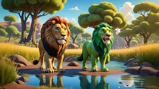 Five Laughing Lions Roar and Run + More Nursery Rhymes & Kids Songs