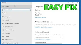 Fix Screen Resolution Problem in Windows 11/10