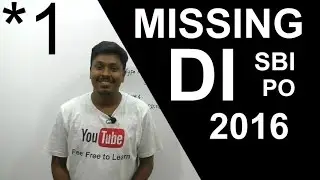 Missing Data Interpretation for SBI PO ( English 1)