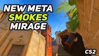 CS2 Mirage - New Meta Smokes To Control Map