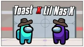 Disguised Toast Plays Among Us With Lil Nas X - Among Us Funny Moments #7