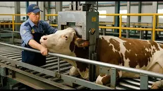 US Meat Factory: Inside the Meat Factory: Complete Cow to Beef Processing Line
