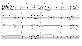 Je Sais Pas  Celine Dion   Alto Sax