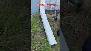 Flip-Up Downspout Hinge Prevents $10,000 Foundation Damage - Easy DIY Solution  #lawnmowing