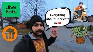 Uber eats in canada 🇨🇦 | Kitnay dollar💵 banaty h ak din kay #lifeincanada #explore #shorts #viral#pr