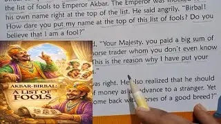 A List of Fools/अकबर बीरबल इंग्लिश स्टोरी/English Story Translation/How to Learn English 