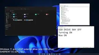 Windows 11 Sabrent UASP USB Dock - EC-DFLT (-EU) External Drive Not Detected Fix