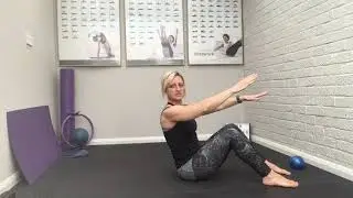 Pilates for stiff back & strong abs 10 min workout for all levels