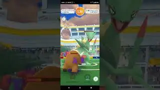 [Pokemon GO] Solo Mega Raid - Mega Sceptile (Bullet Seed, Aerial Ace)