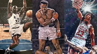 Artist Tom Robb on doing pieces for Michael Jordan & Shaqille O'Neal w/ Dan Severn & Don Frye.