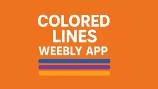 Colored Lines for Weebly v1.0.2 - Gradient Dividers with Glow Effects