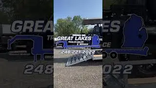 Aluminum utility now in stock! #michigan #trailerdealership #trailersales