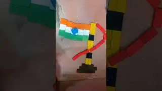 Happy Republic day🇮🇳 vandeMataram #yt #shorts #republicday #blocks #art #design #nationalsong #india